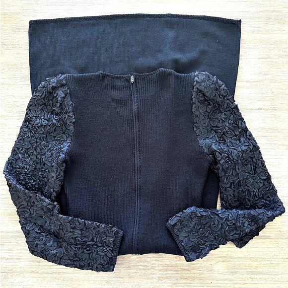 St. John Collection by Marie Gray Vintage Ruffle Cocktail dress no size tag - Picture 5 of 6